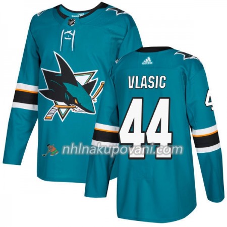 San Jose Sharks Dresy Marc-Edouard Vlasic 44 Adidas 2017-2018 Teal Authentic - Pánské San Jose Sharks Dresy Marc-Edouard Vlasic 44 Adidas 2017-2018 Teal Authentic - Pánské